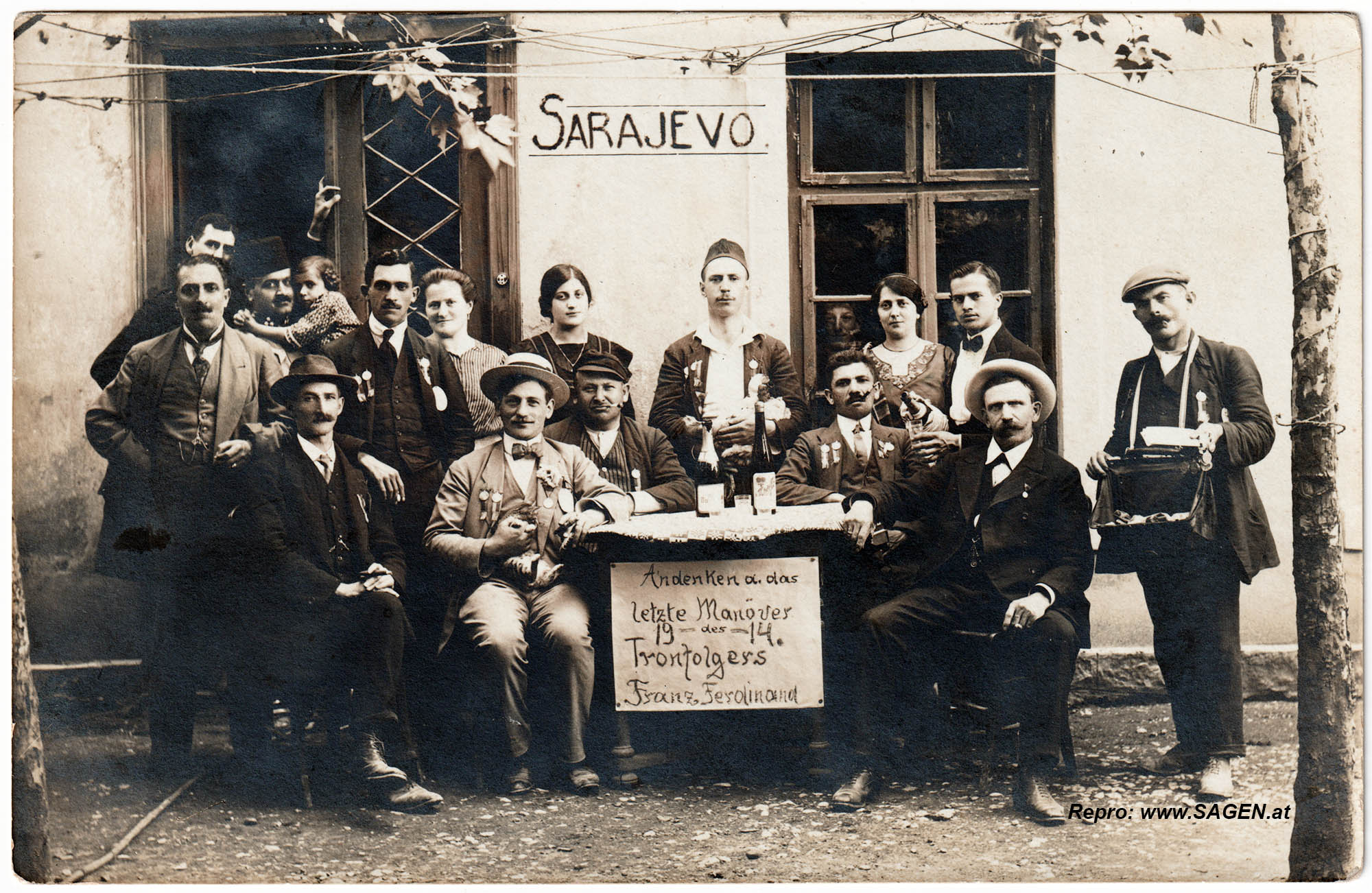 Fest Andenken Thronfolger Franz Ferdinand Sarajevo 1914