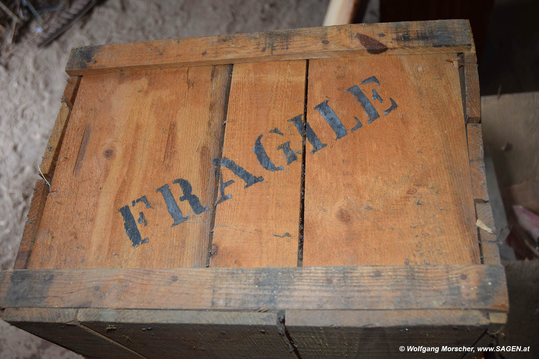 Fragile - Holzkiste