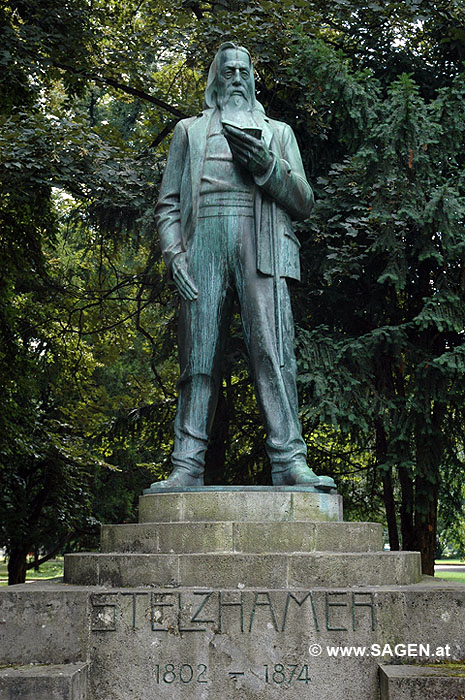 Franz Stelzhammer, Linzer Volksgarten