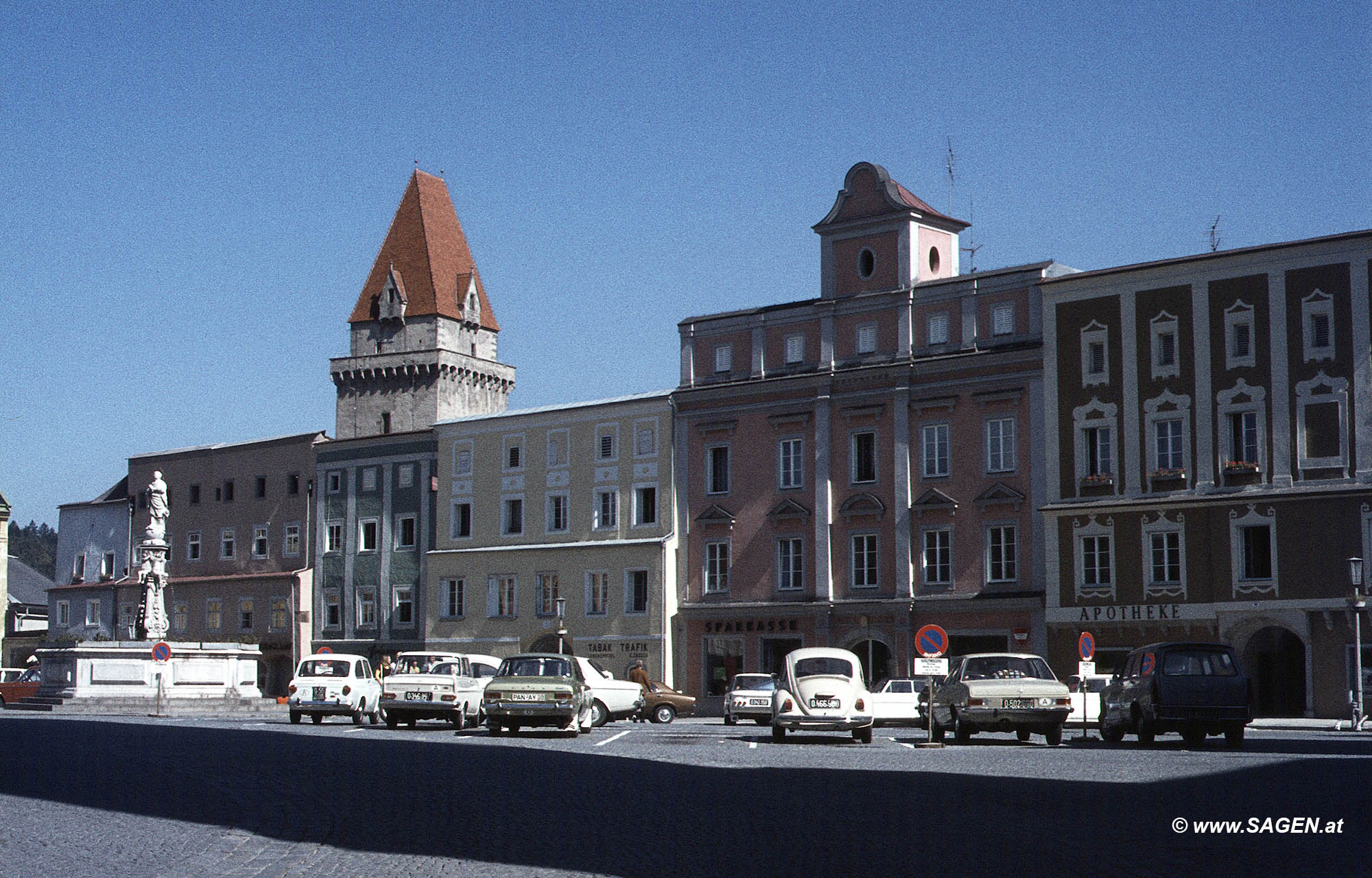Freistadt Hauptplatz 1970er Jahre