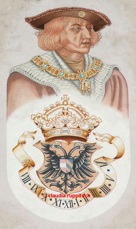 Fresko Kaiser Maximilian Zams