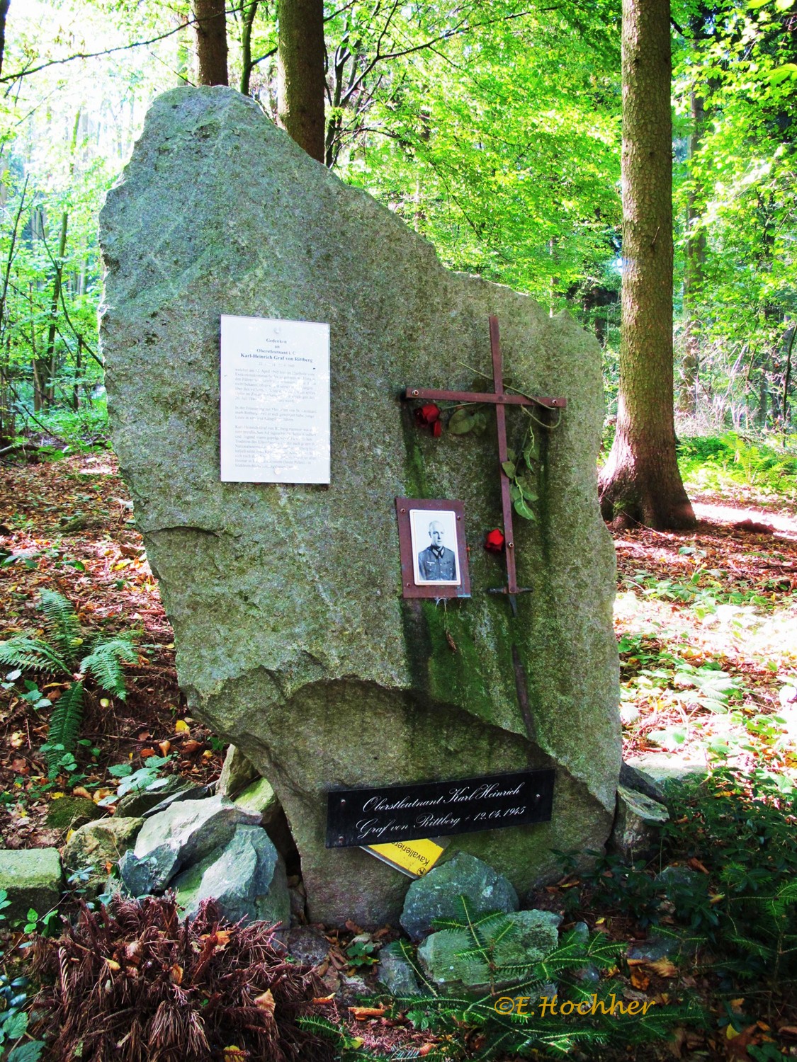 Gedenkstein - Karl-Heinrich Graf von Rittberg