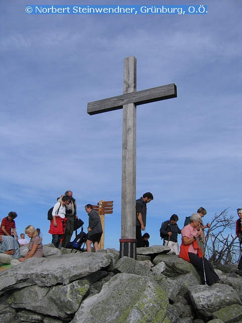 Gipfelkreuz Lusen