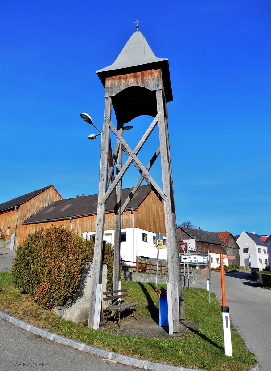 Glockenturm in Loitzendorf