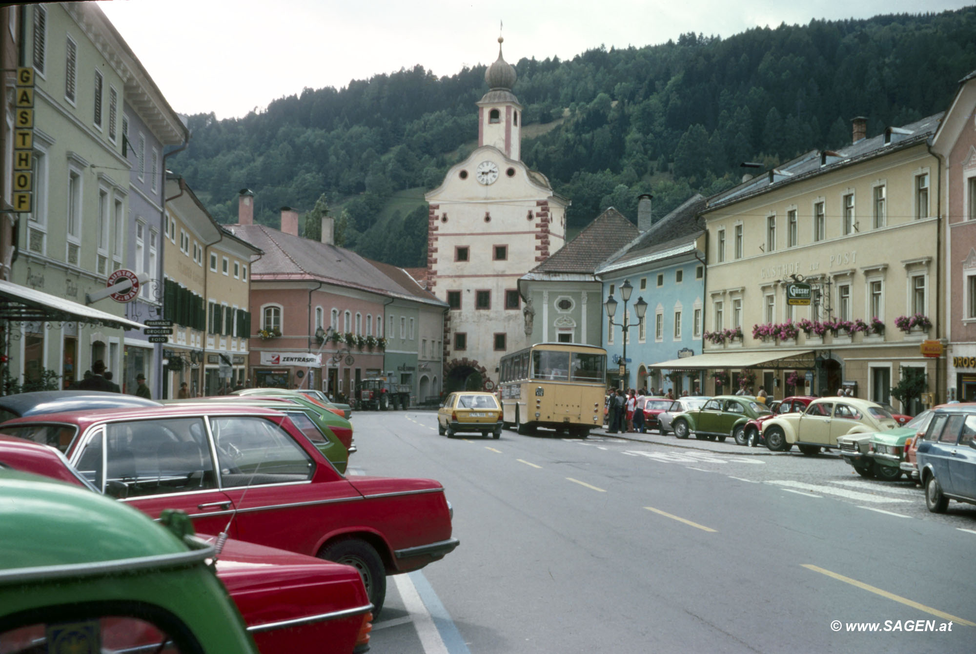 Gmünd in Kärnten, Stadtplatz 1970er Jahre