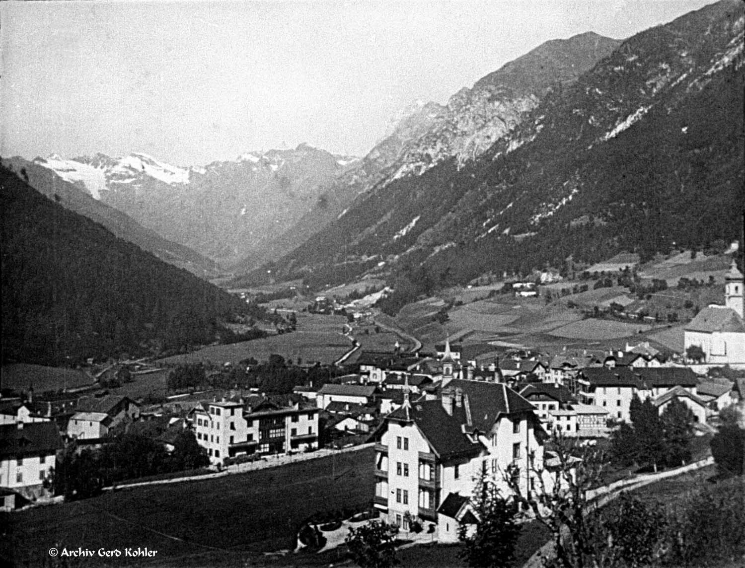 Gossensass, historische Aufnahme