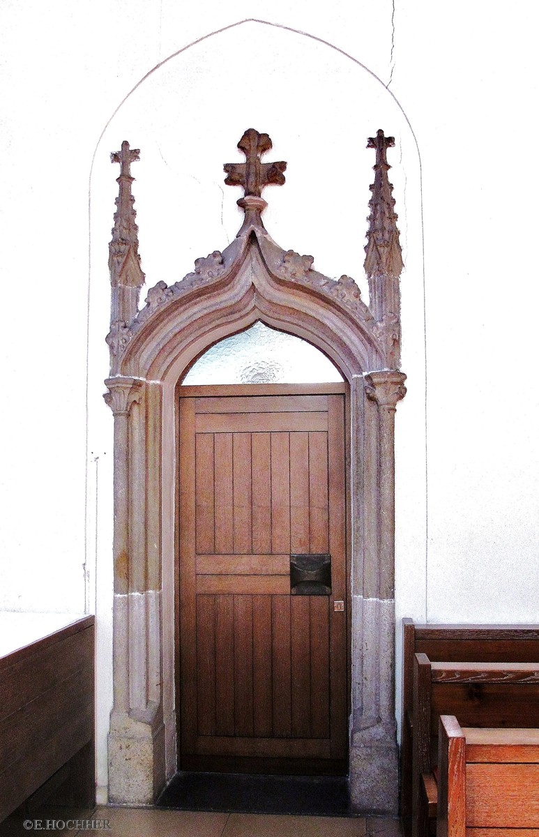 Gotisches Sakristeiportal