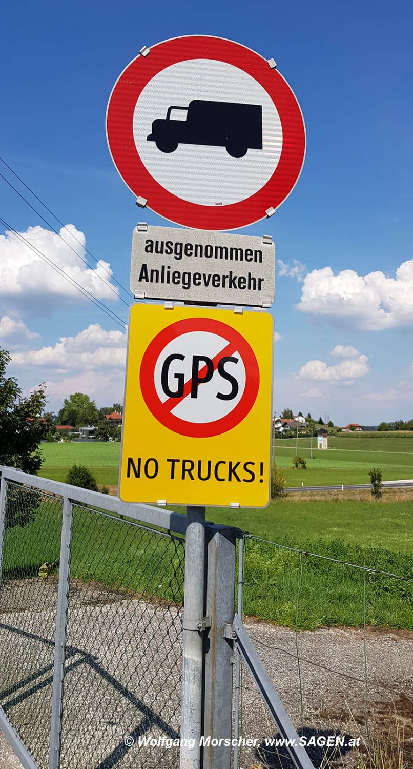 GPS NO TRUCKS!