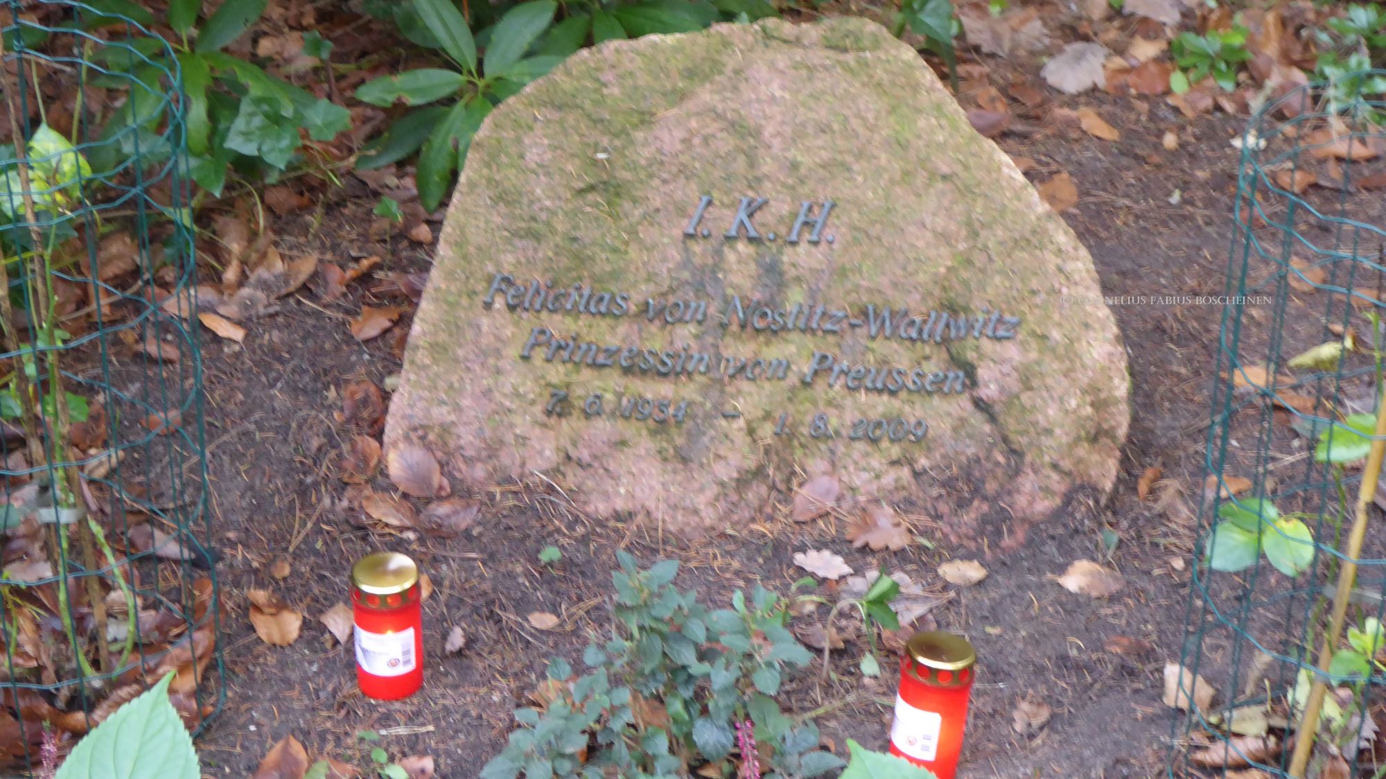 Grab der Felicitas Cecilie Alexandrine Helene Dorothea von Nostitz-Wallwitz