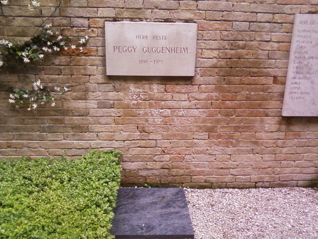 Grabmahl Peggy Guggenheim Venedig
