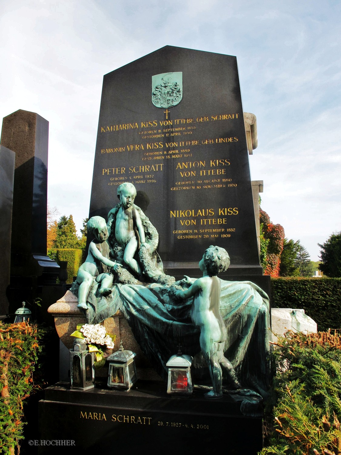Grabstätte Katharina Schratt Hietzinger Friedhof