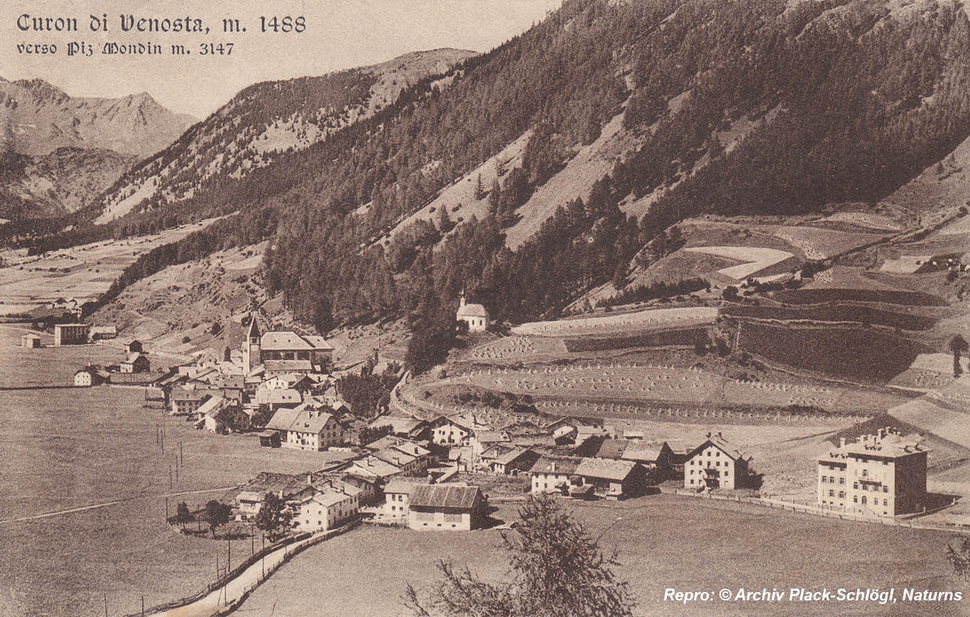 Graun im Vinschgau vor Abriss