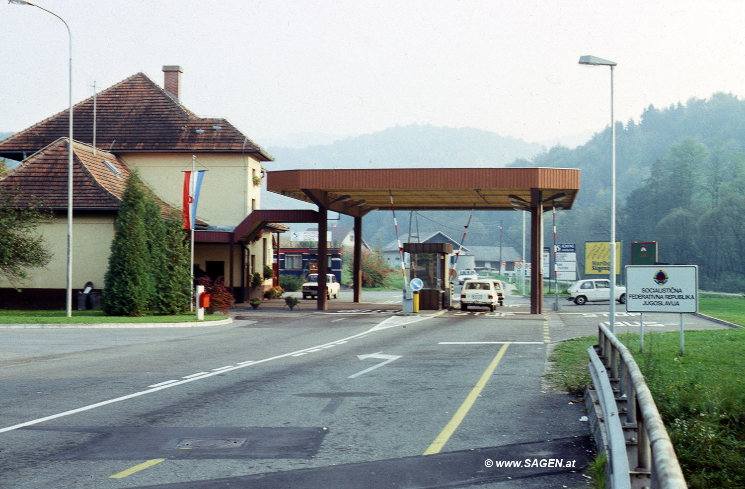 Grenzübergang Jugoslawien