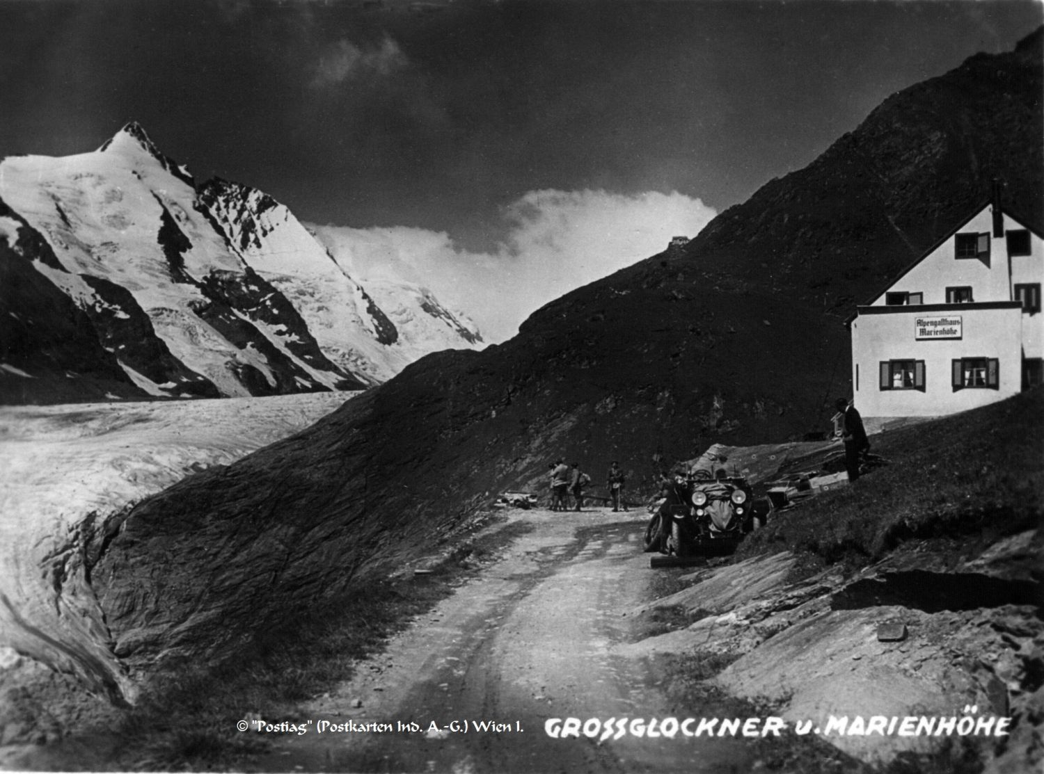 Großglockner 1932 mit Marienhöhe