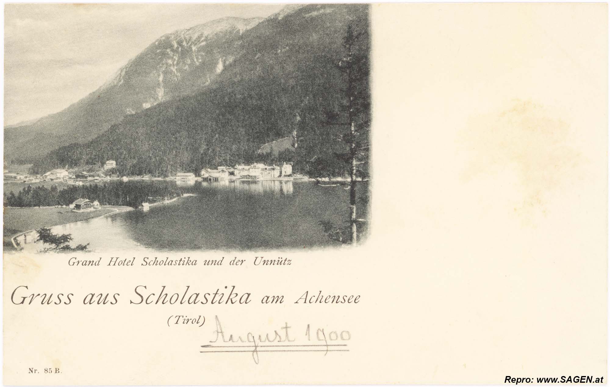 Gruß aus Scholastika am Achensee