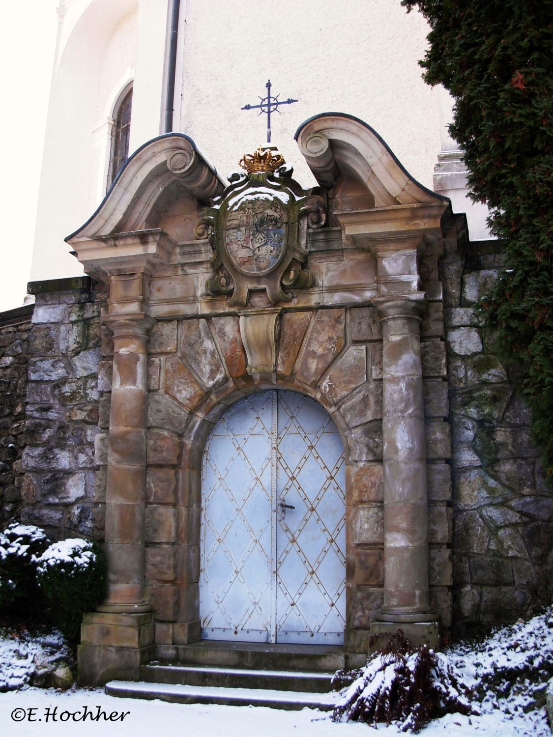 Gruft-Portal von Schloss Artstetten