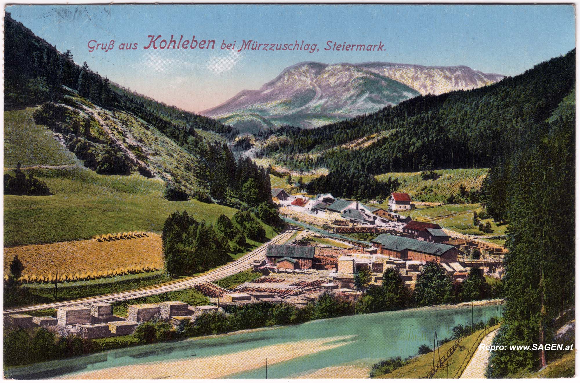 Gruss aus Kohleben bei Mürzzuschlag, Steiermark