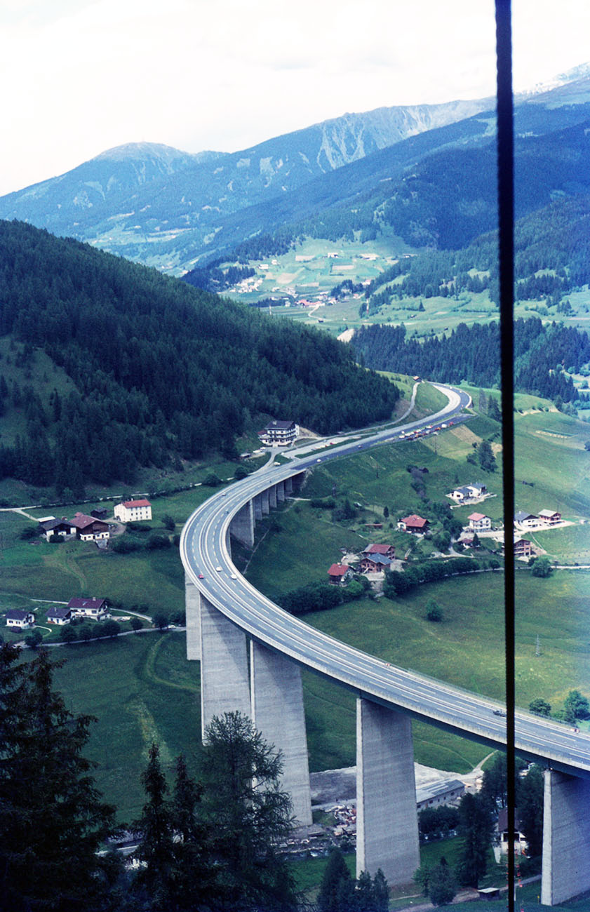 Gschnitztalbrücke von Bergeralmbahn 1971