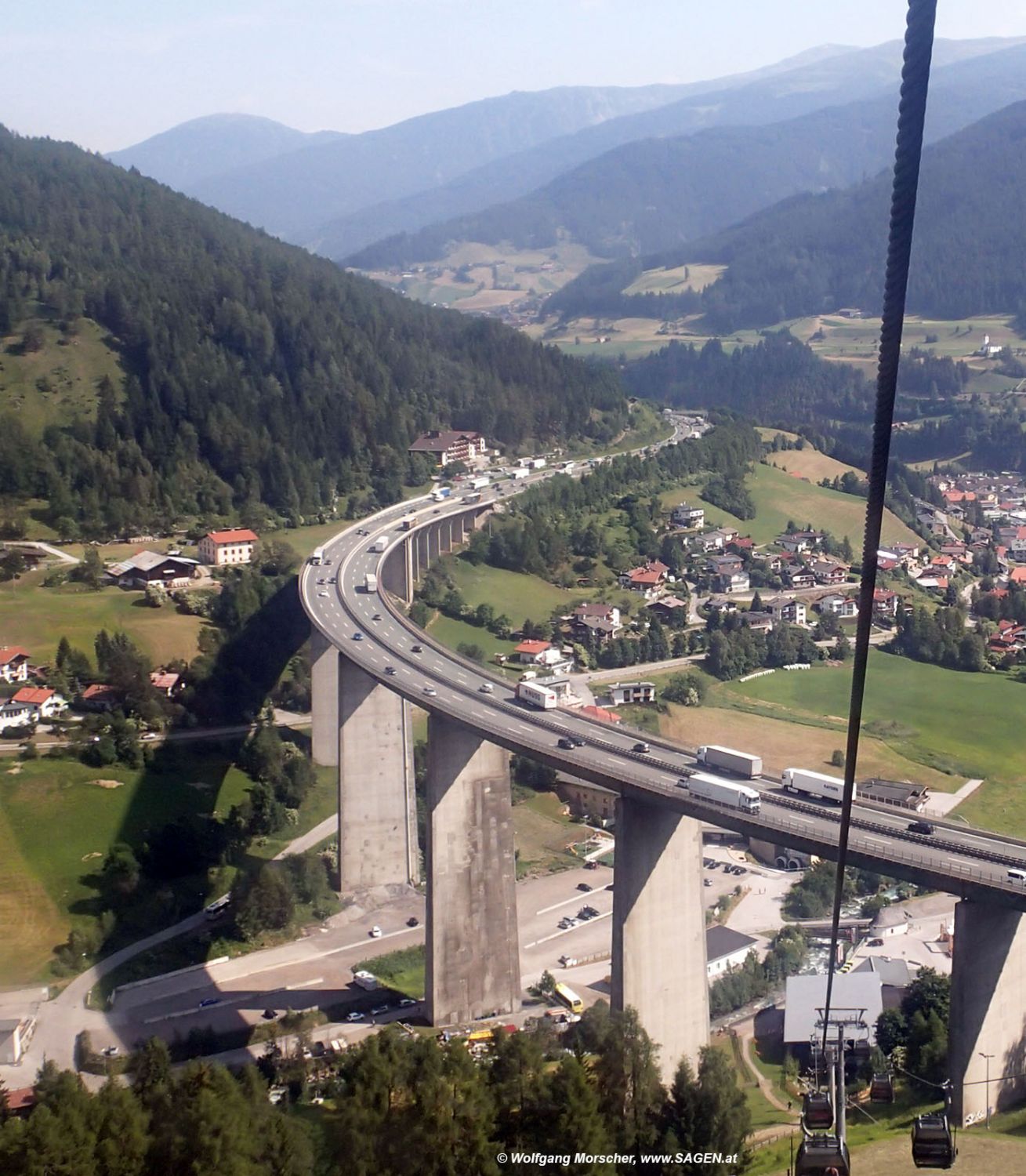 Gschnitztalbrücke von Bergeralmbahn