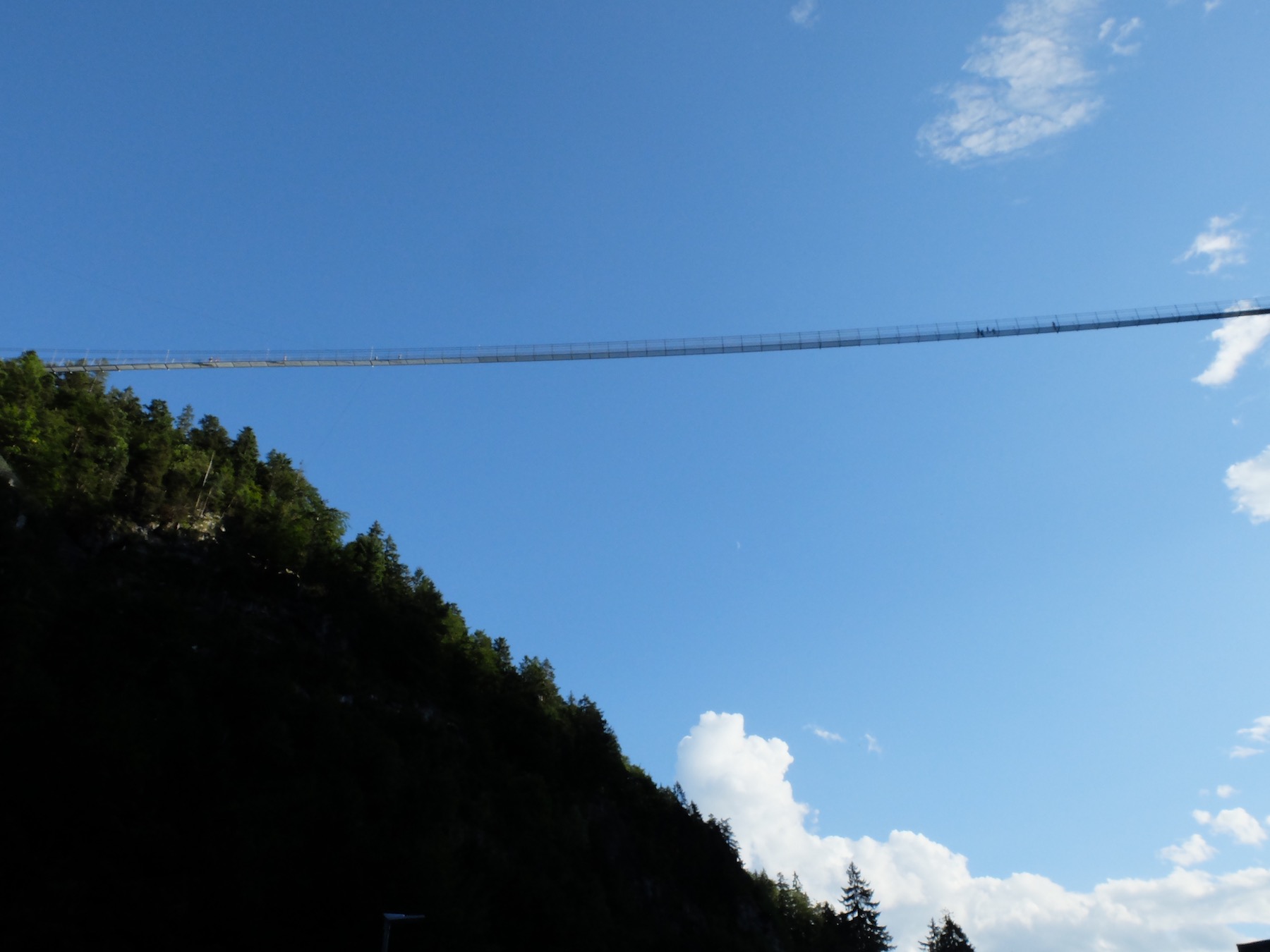 Hängebrücke bei Ehrenberg: highline179