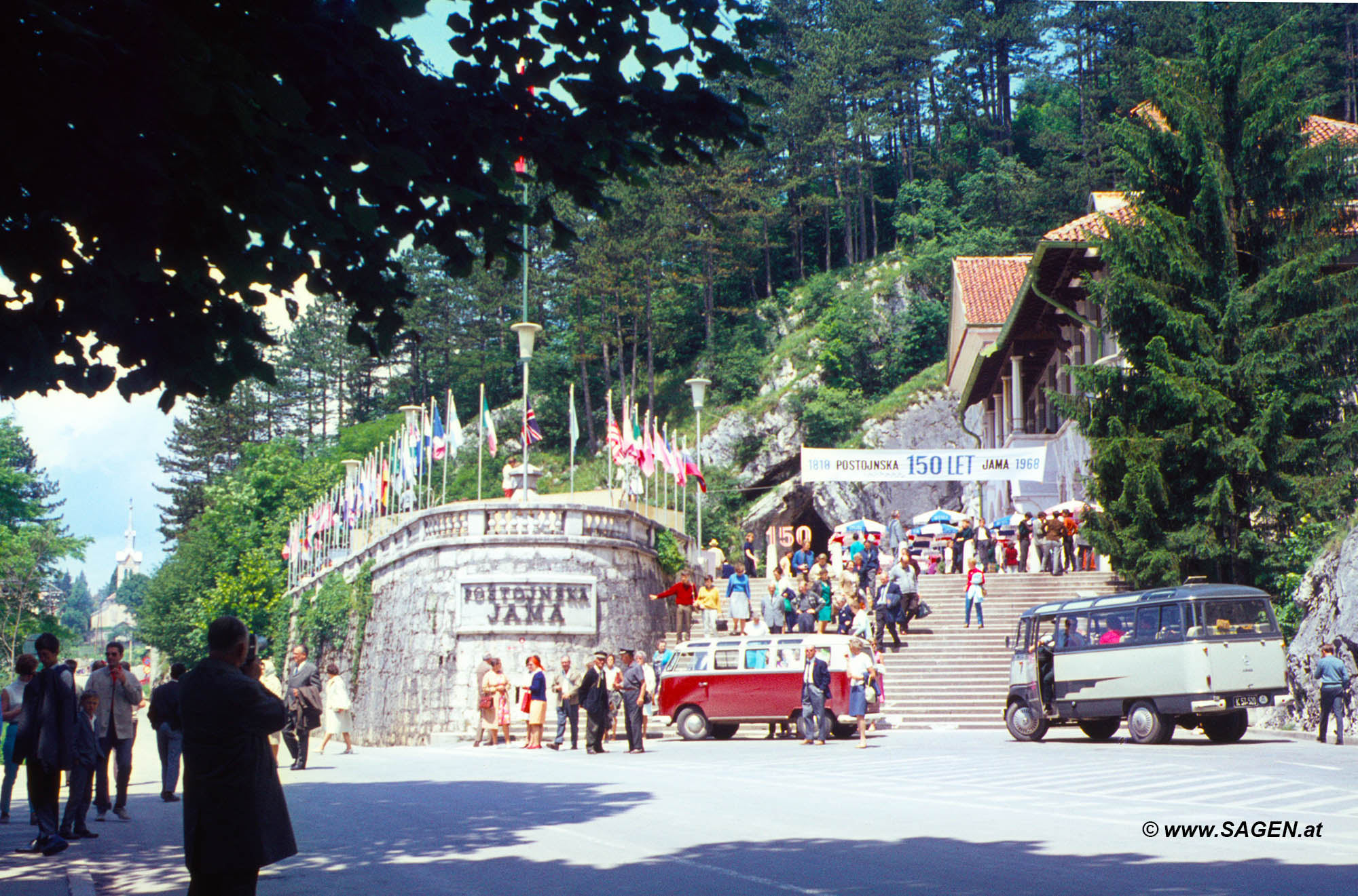 Höhlen von Postojna - Adelsberger Grotte 1968