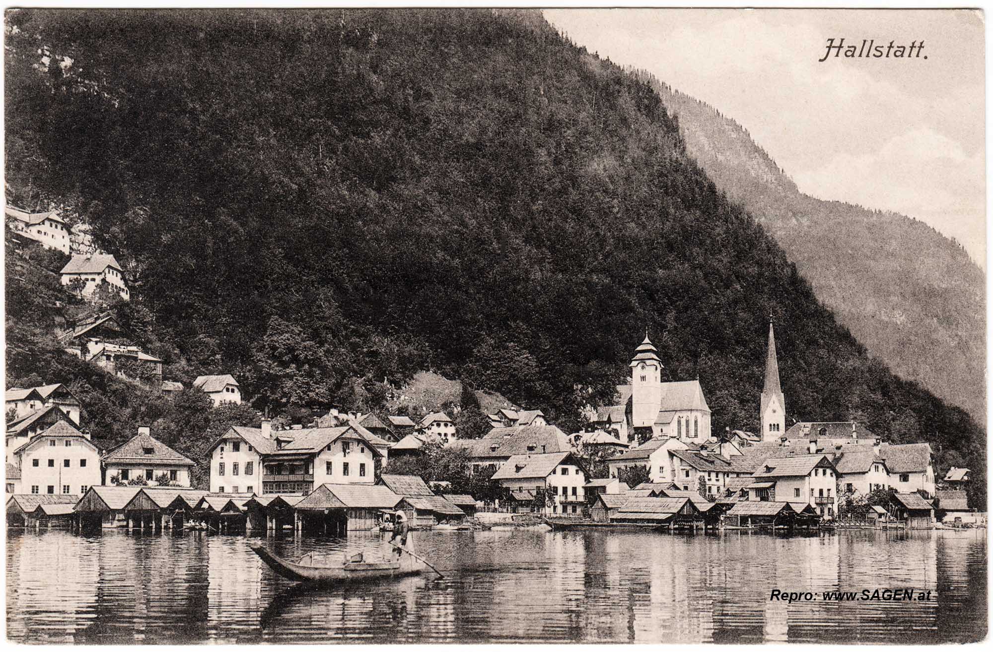 Hallstatt um 1908