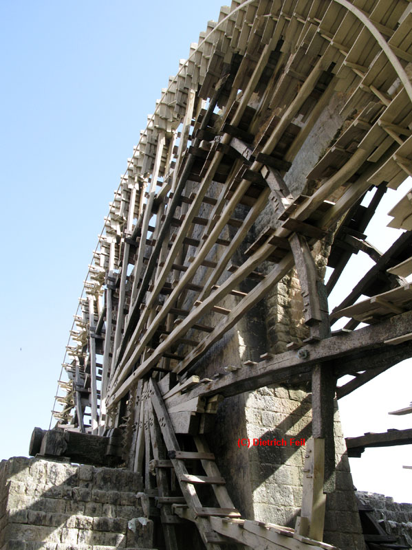 Hama (Syrien) - Wasserschöpfräder (Nouria)