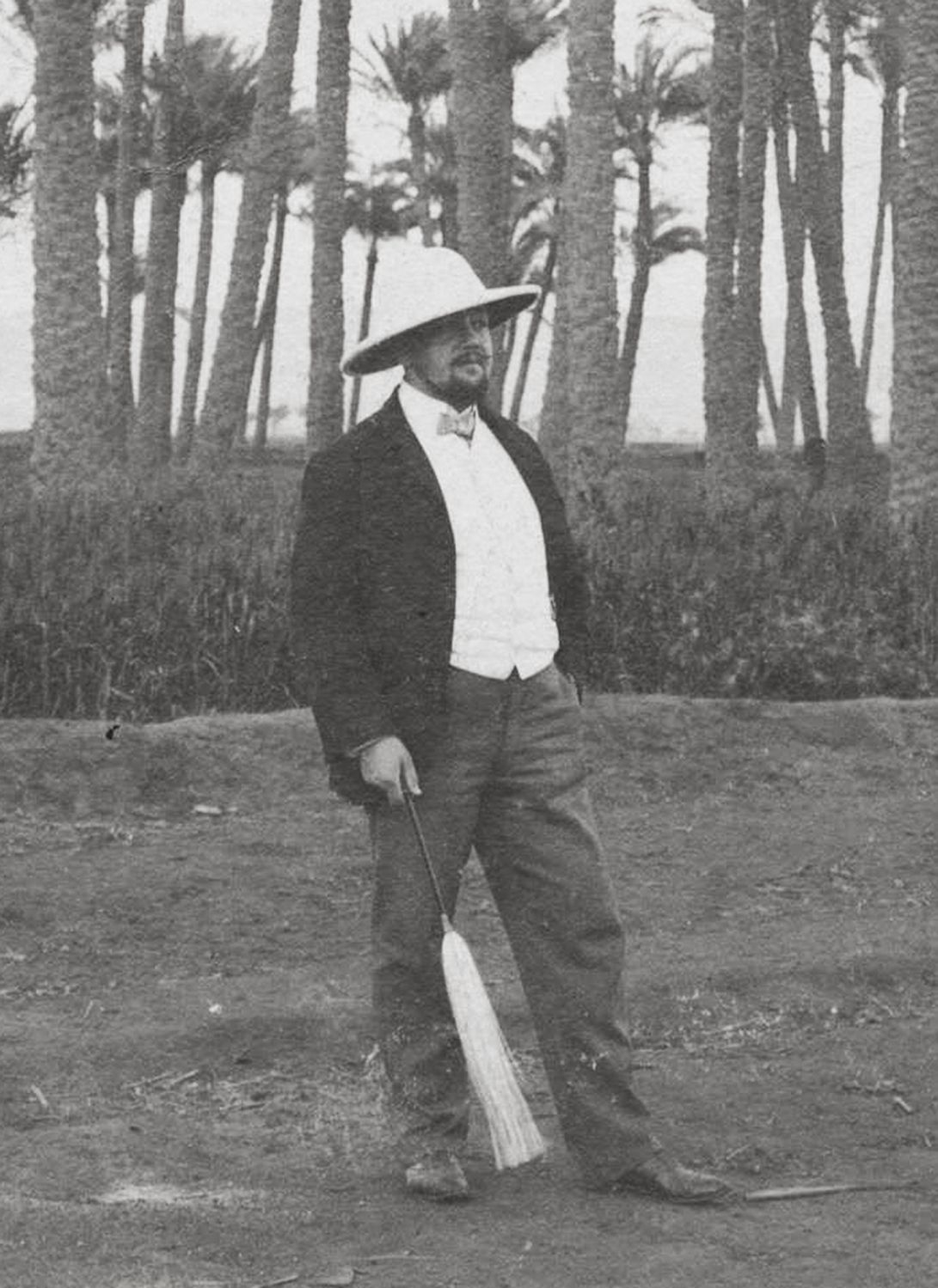 Hans Kreid in Kairo um 1900