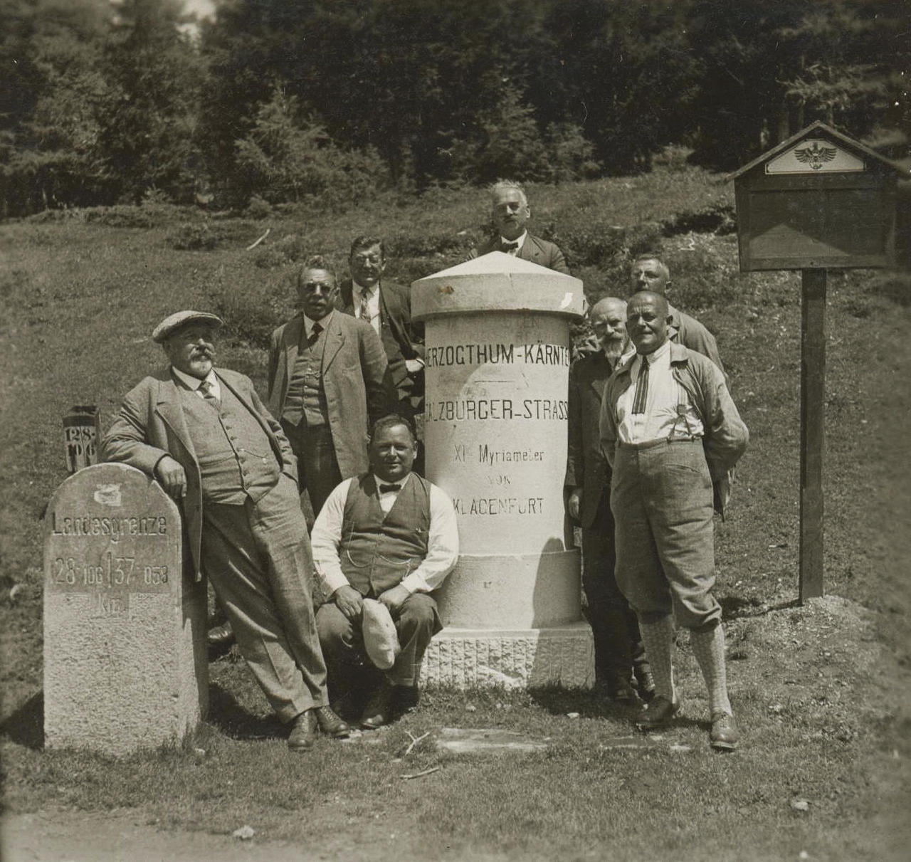 Hans Kreid und Anton Liensberger auf Urlaub