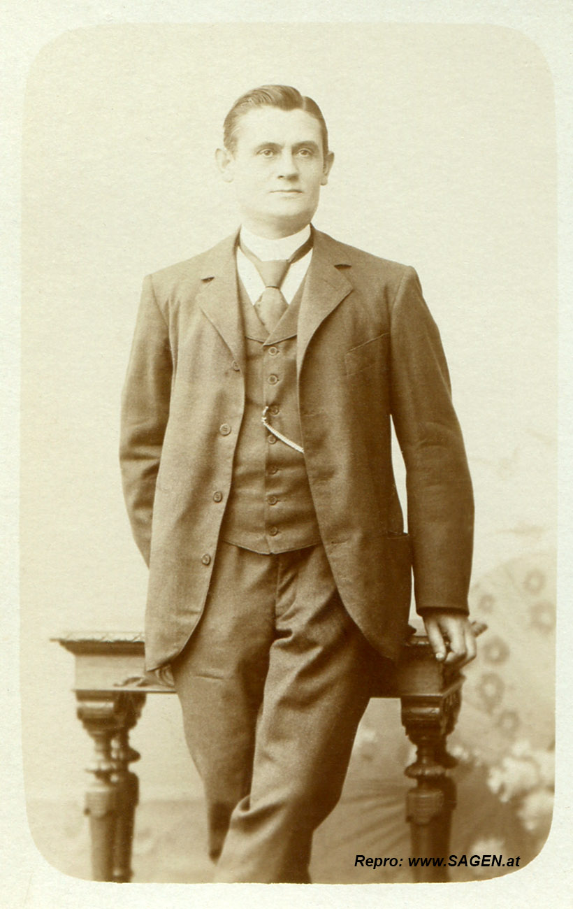 Herr, um 1900