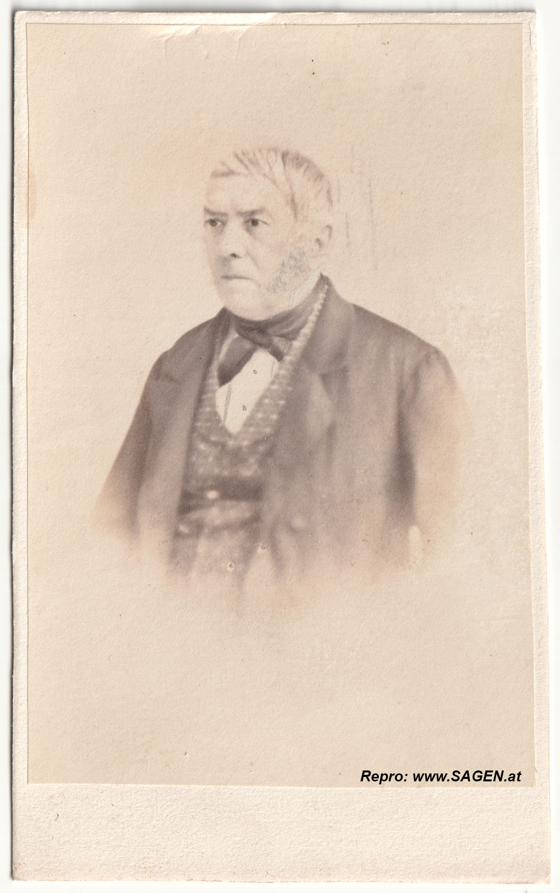 Herrenporträt 1860er Jahre