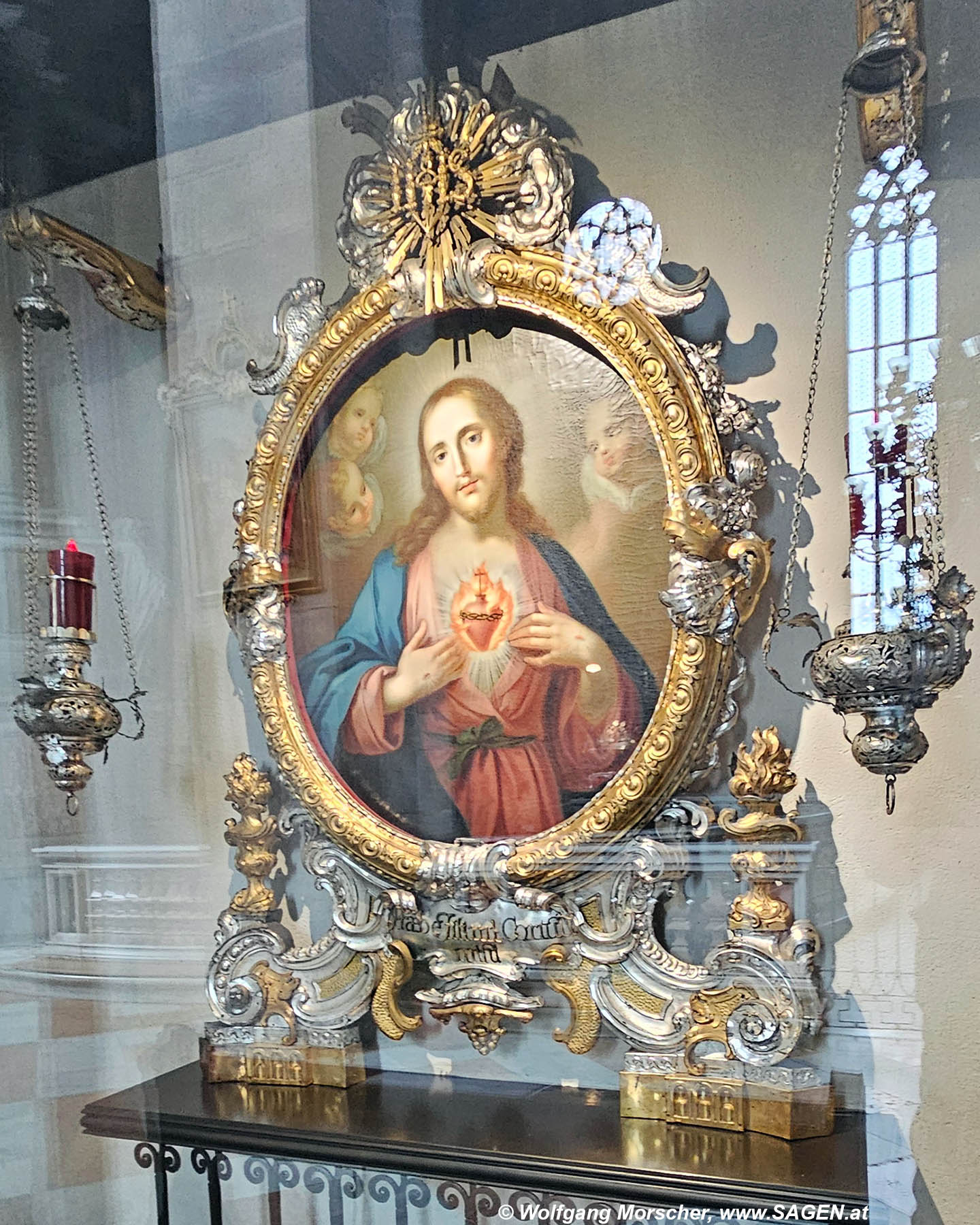 Herz-Jesu-Bildnis von Carl Henrici in der Stadtpfarrkirche Maria Himmelfahrt in Bozen