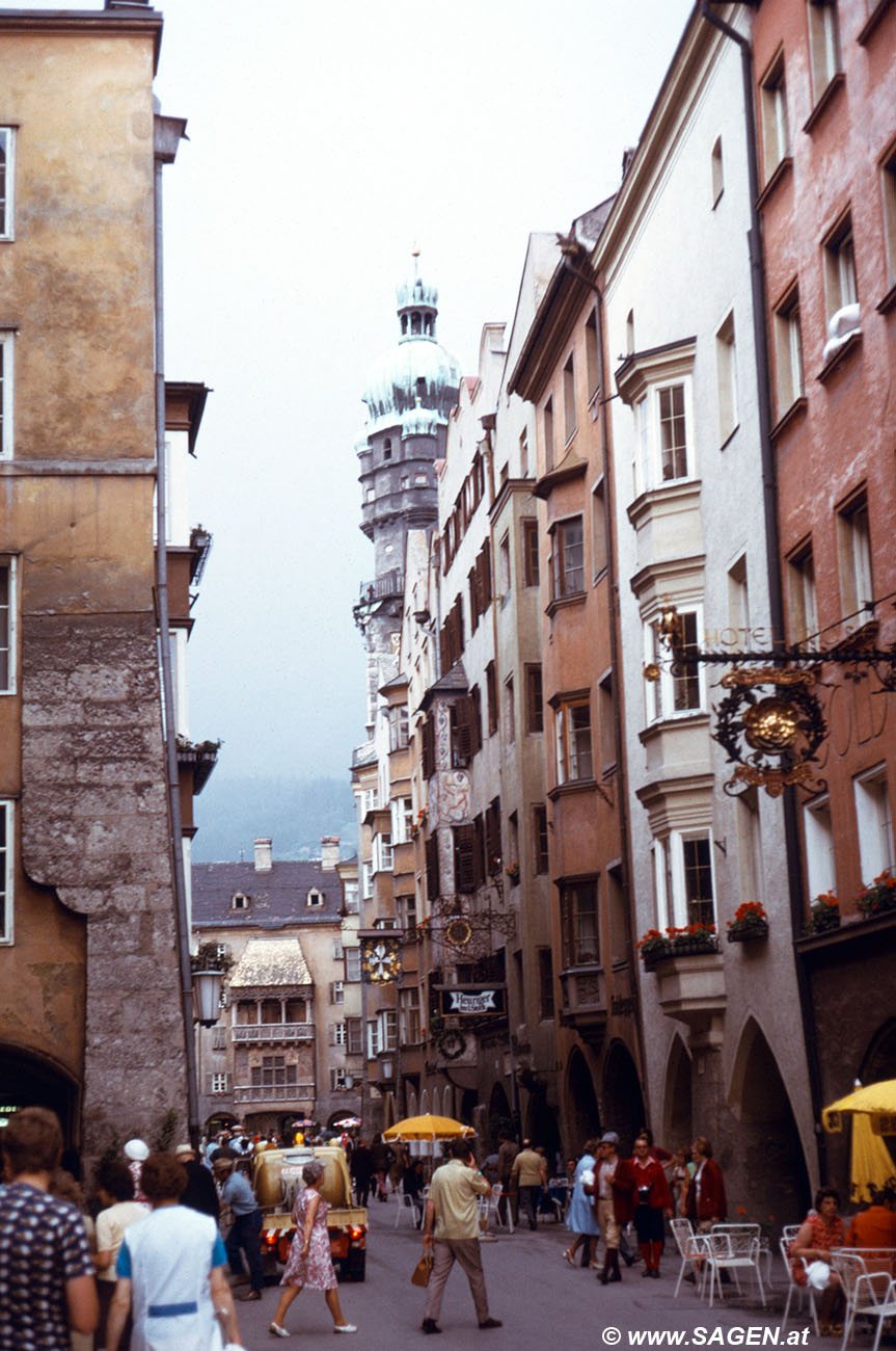 Herzog-Friedrich-Straße Innsbruck um 1980