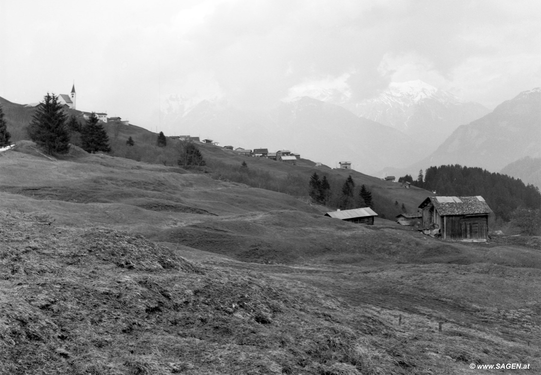 historische landwirtschaftliche Fläche Südtirol