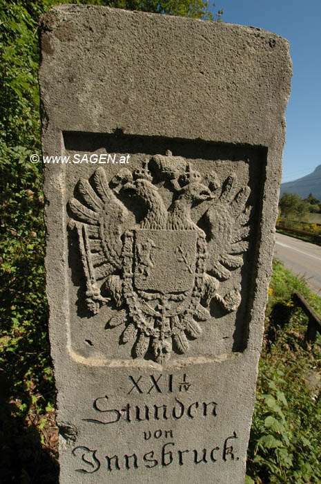 Historischer Grenzstein Bayern - Tirol, 2