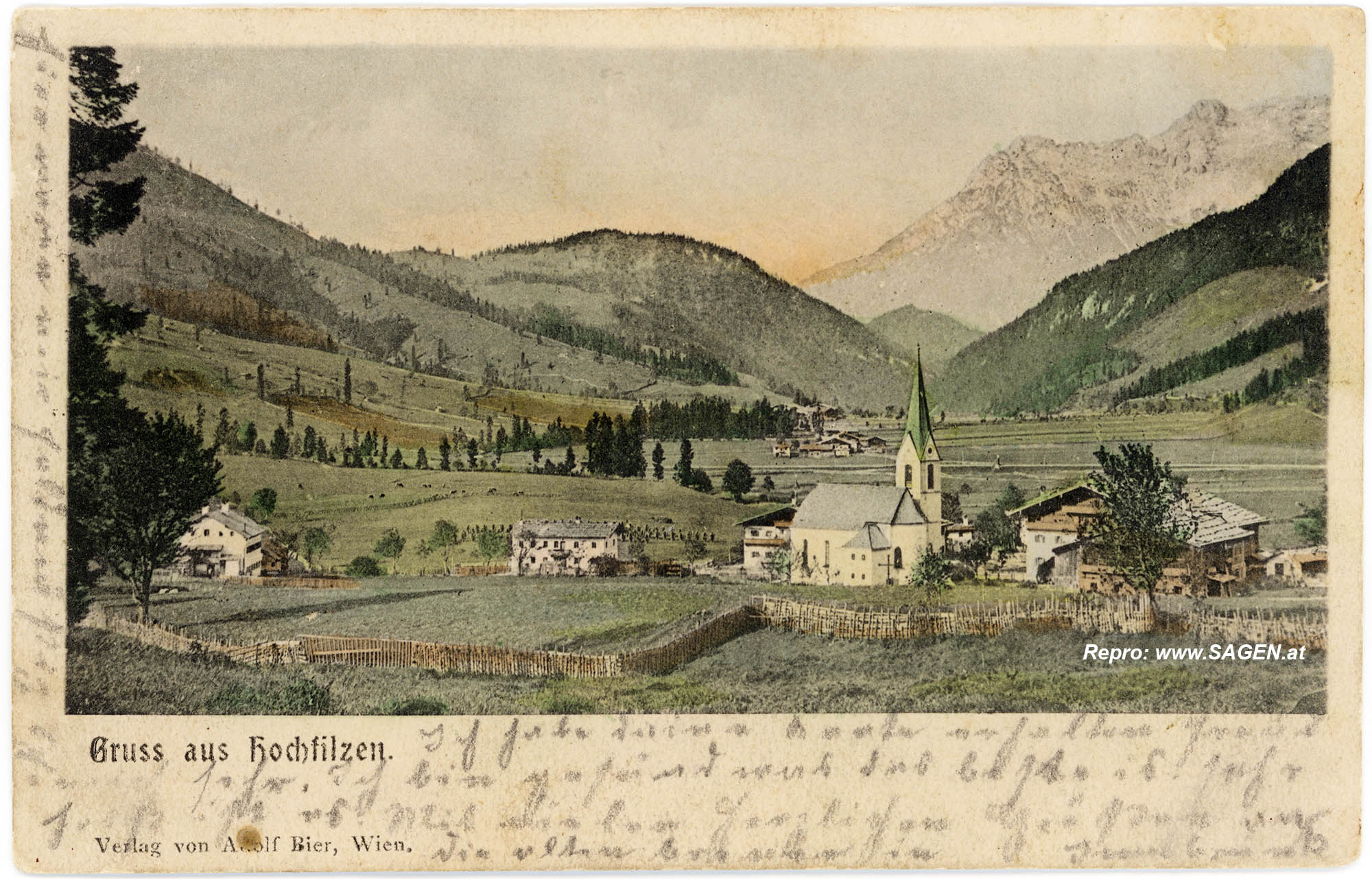 Hochfilzen um 1900