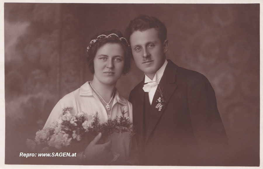 Hochzeit im Jahr 1928