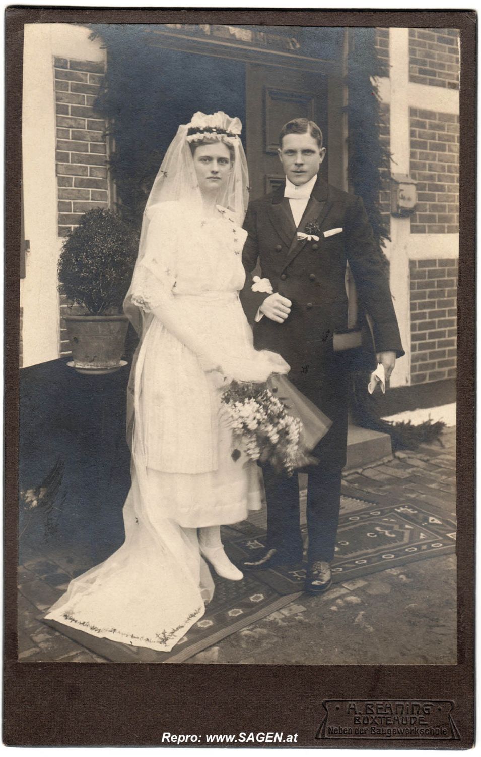 Hochzeitsbild Buxtehude um 1910