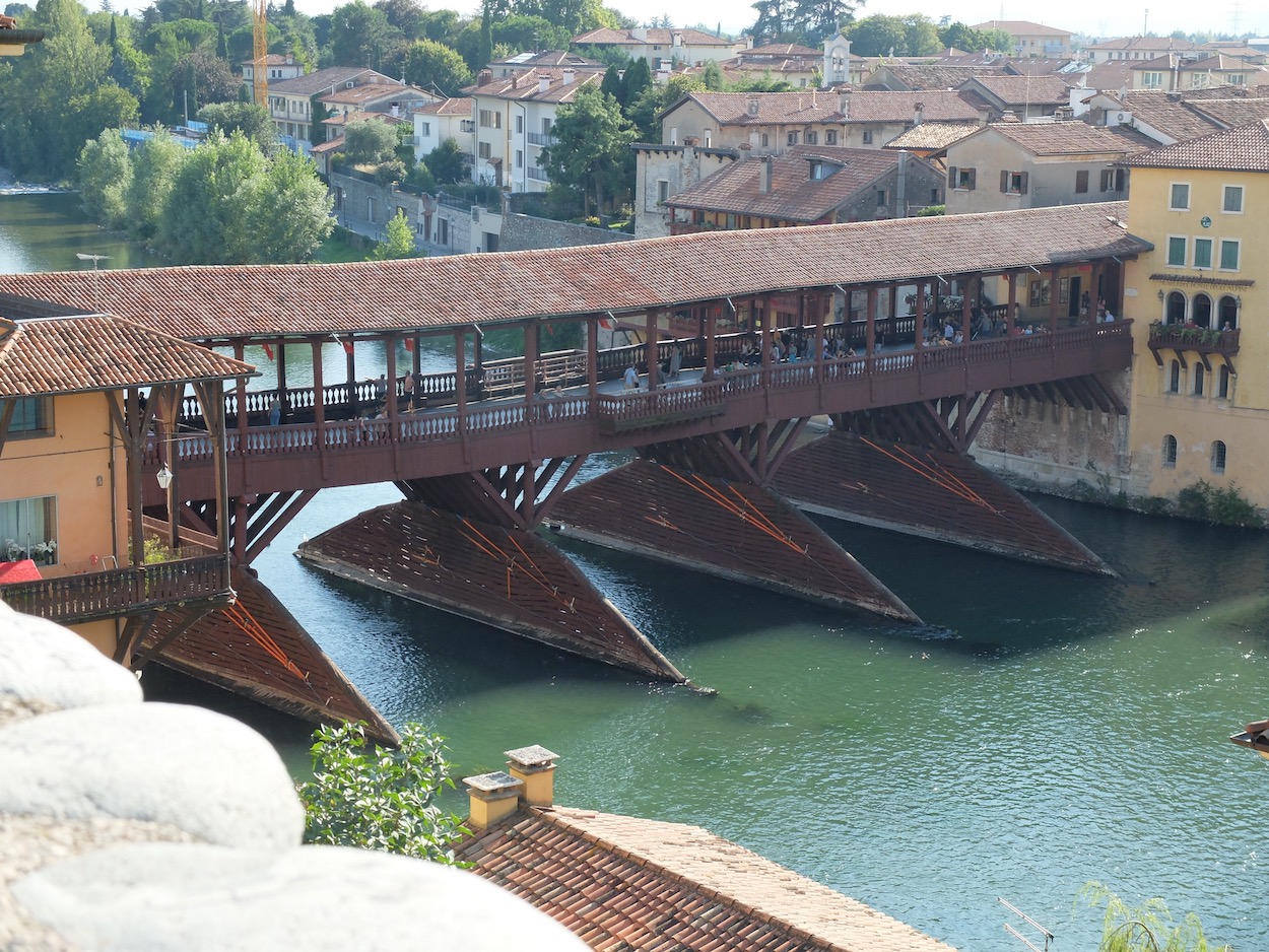 Holzbrücke in Bassano del Grappa