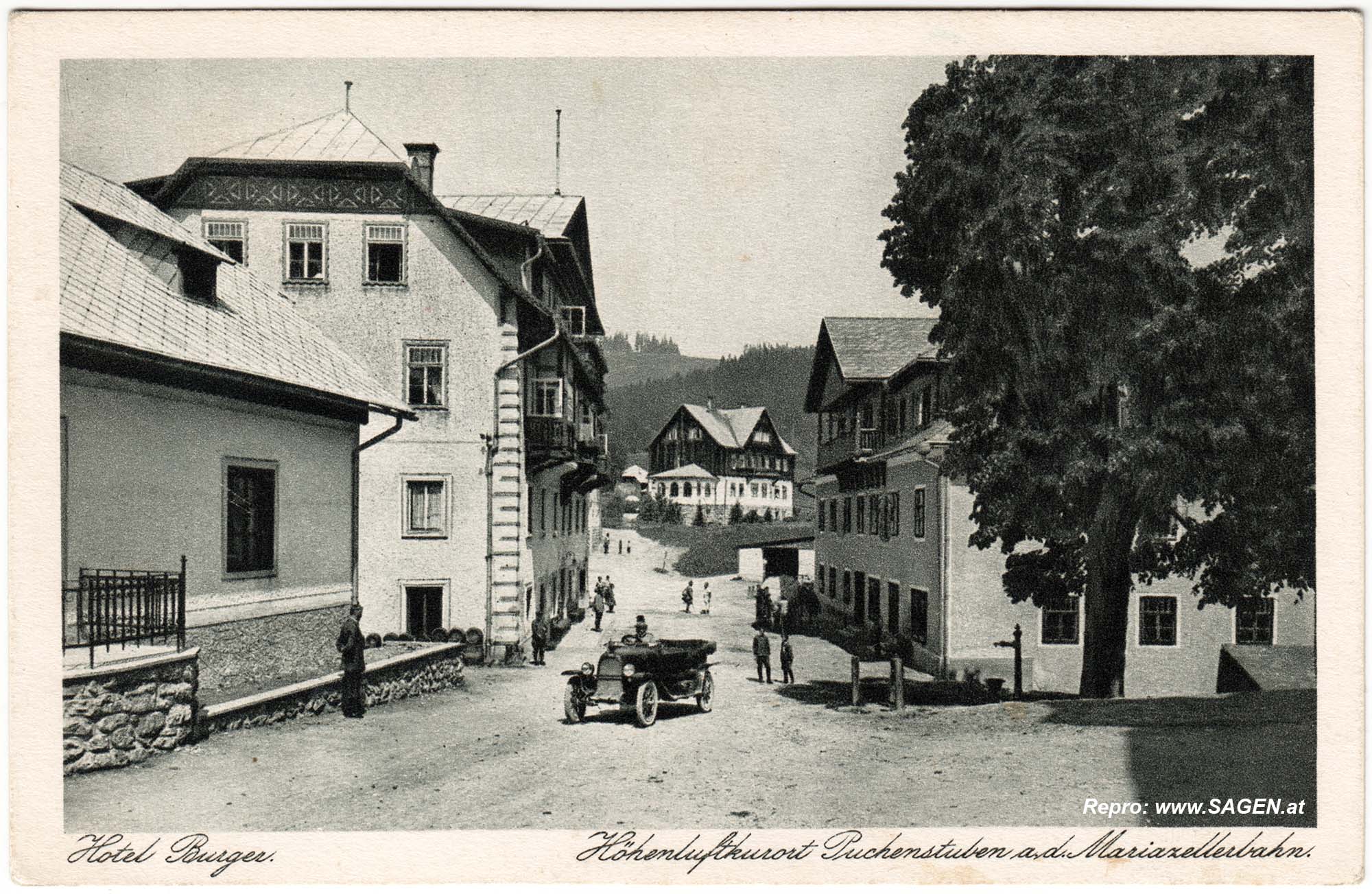 Hotel Burger (Hallerstubn), Puchenstuben 1925