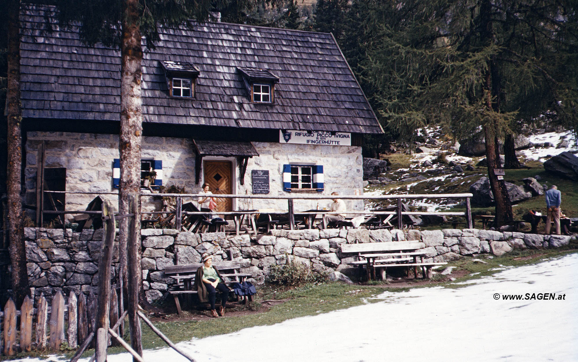 Ifingerhütte, Dia 1970er Jahre
