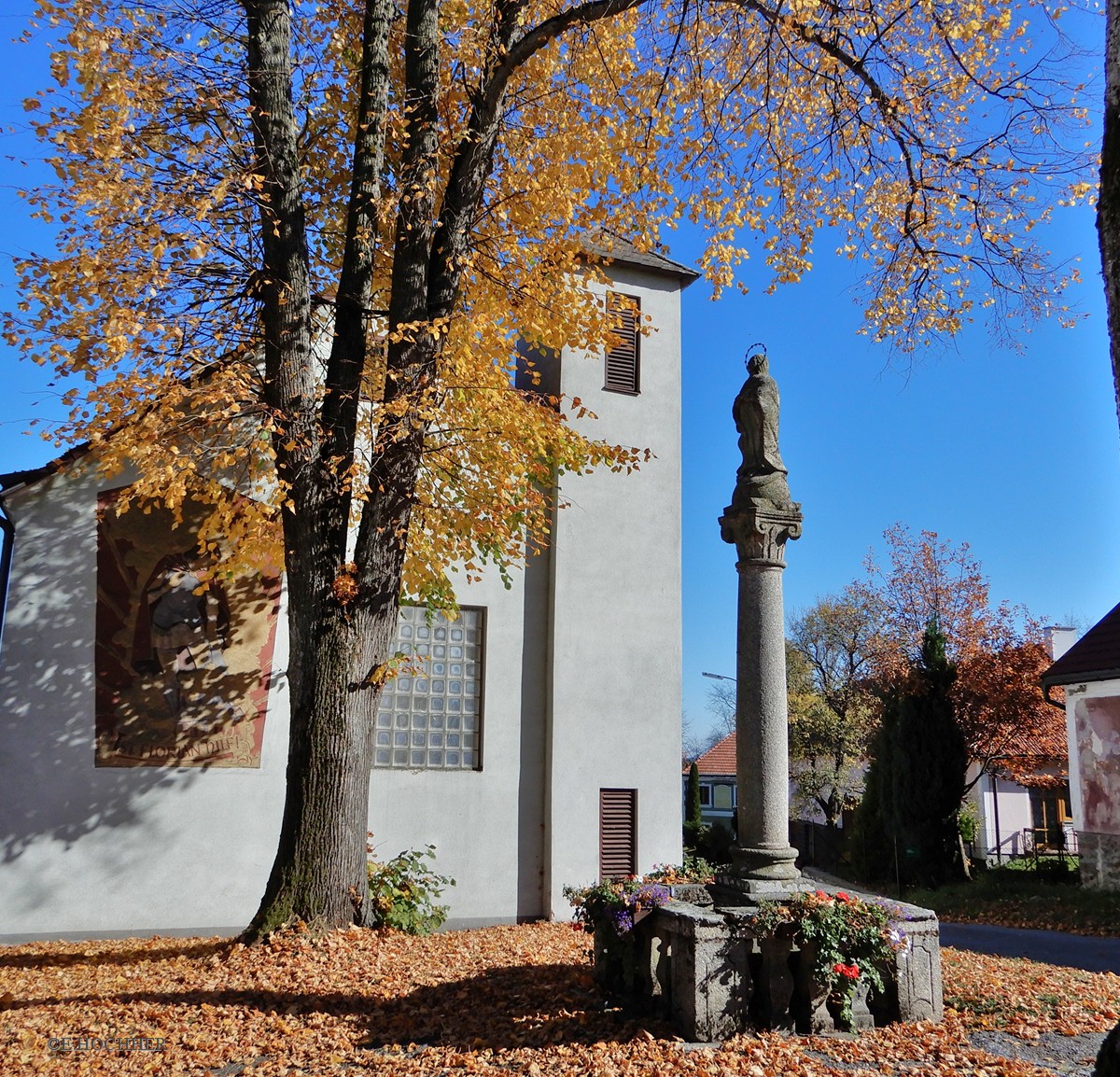 Immaculata-Säule in Weissenalbern