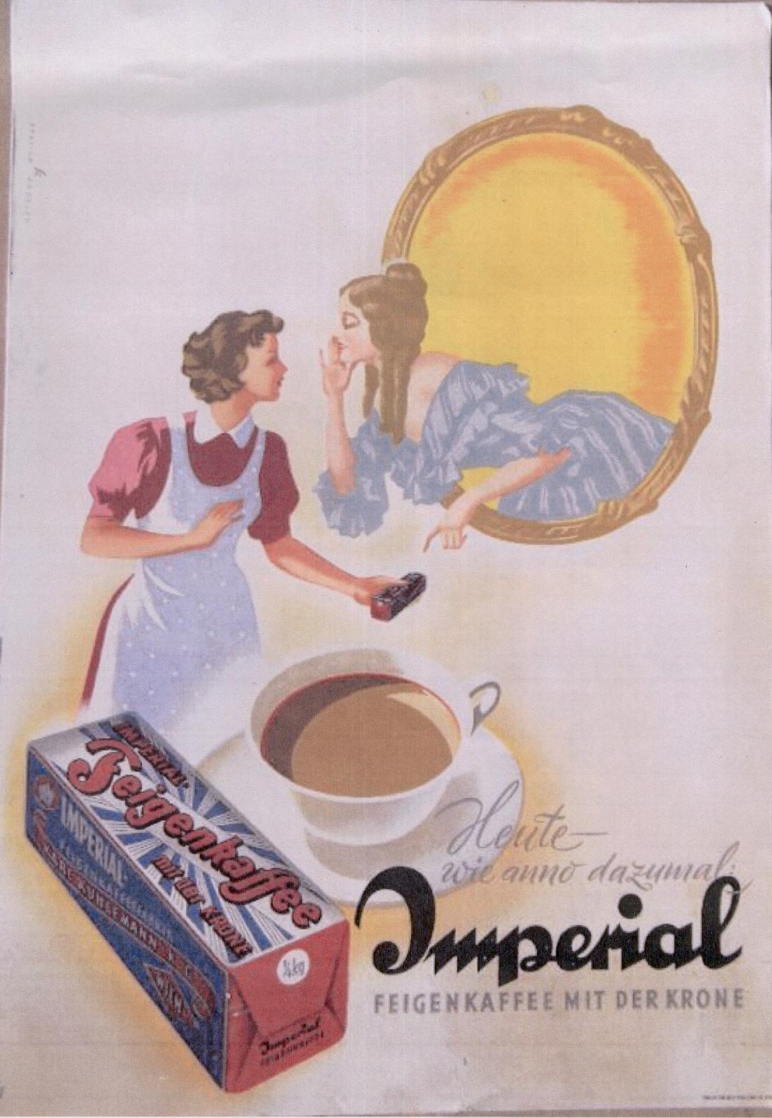 Imperial Feigenkaffee Werbeplakat Atelier Koszler Wien