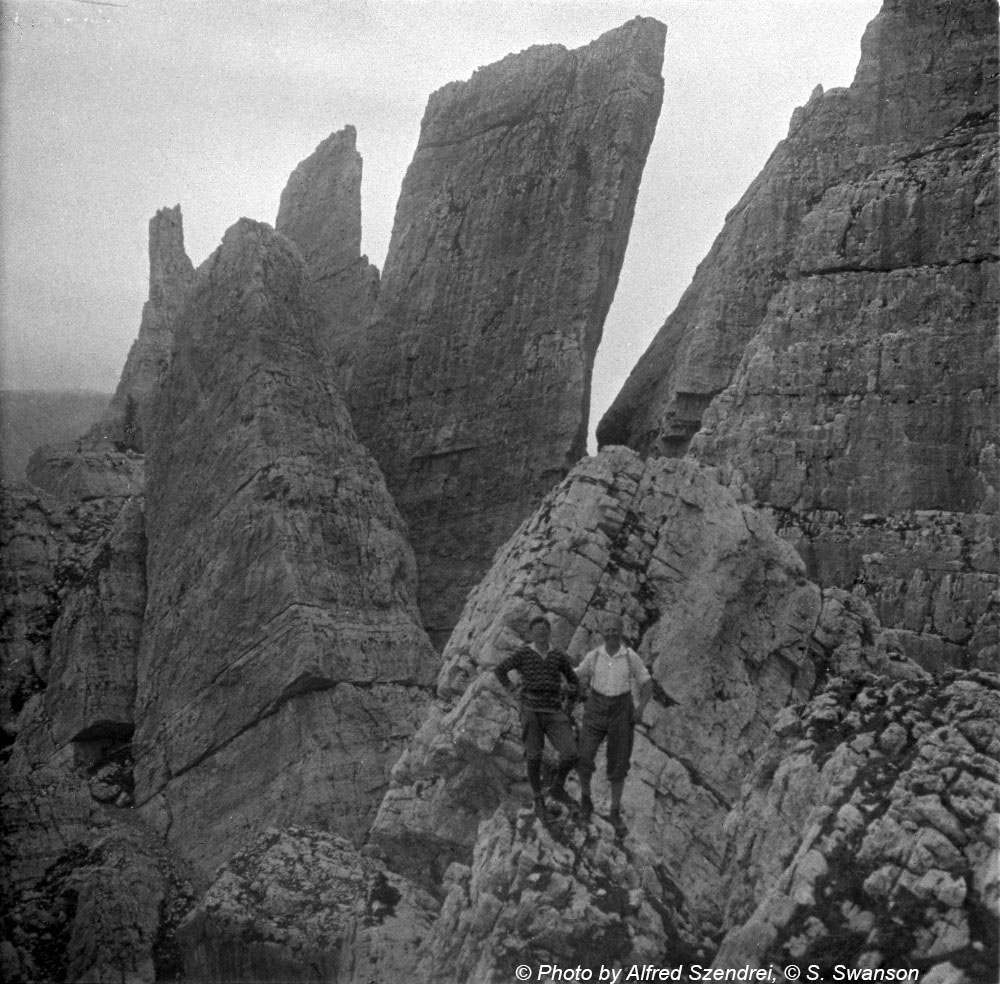 In den Dolomiten, 1920er-Jahre