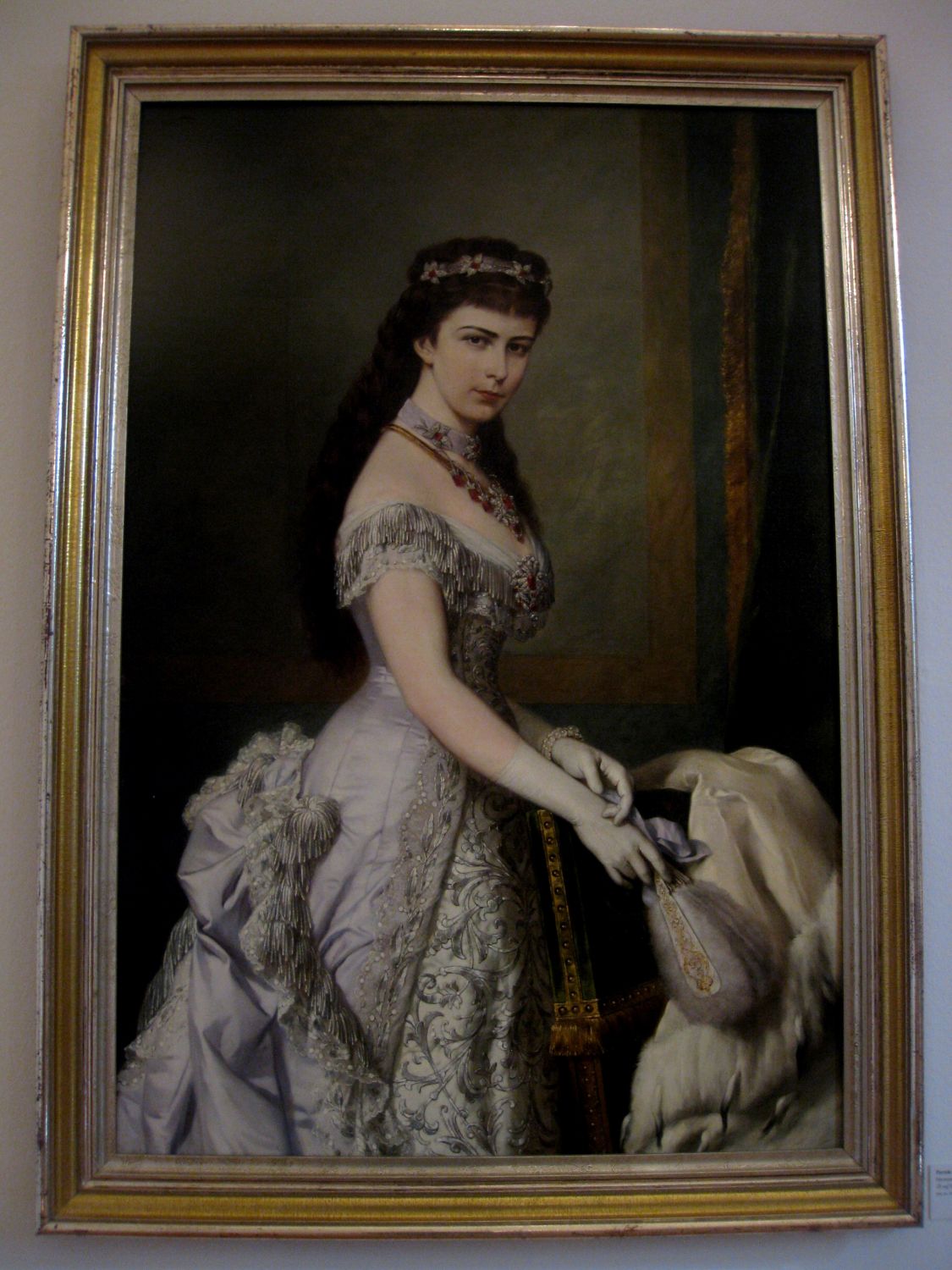 In der Hermesvilla. Gemälde Kaiserin Elisabeth.