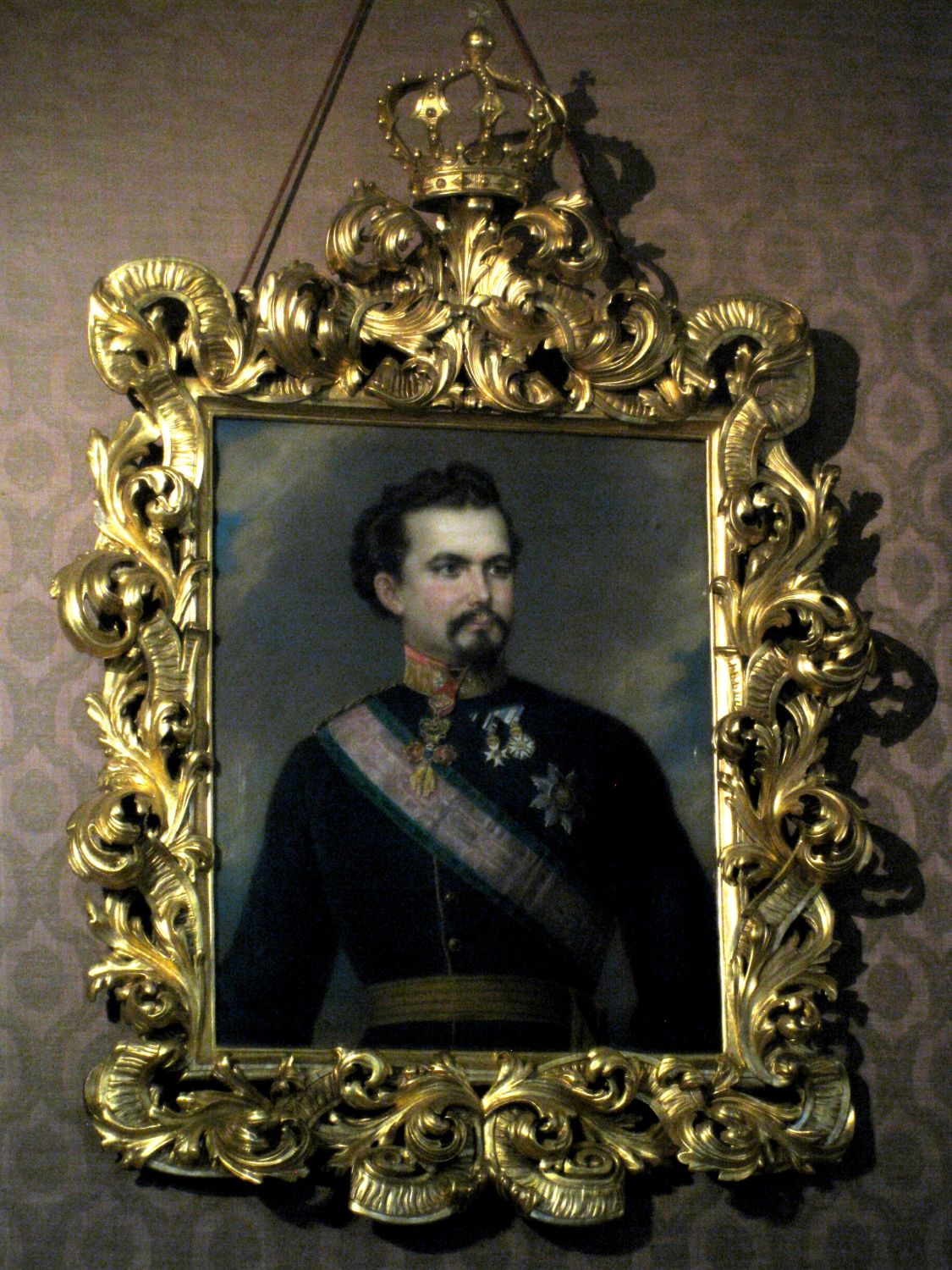 In der Hermesvilla. Gemälde Ludwig II.