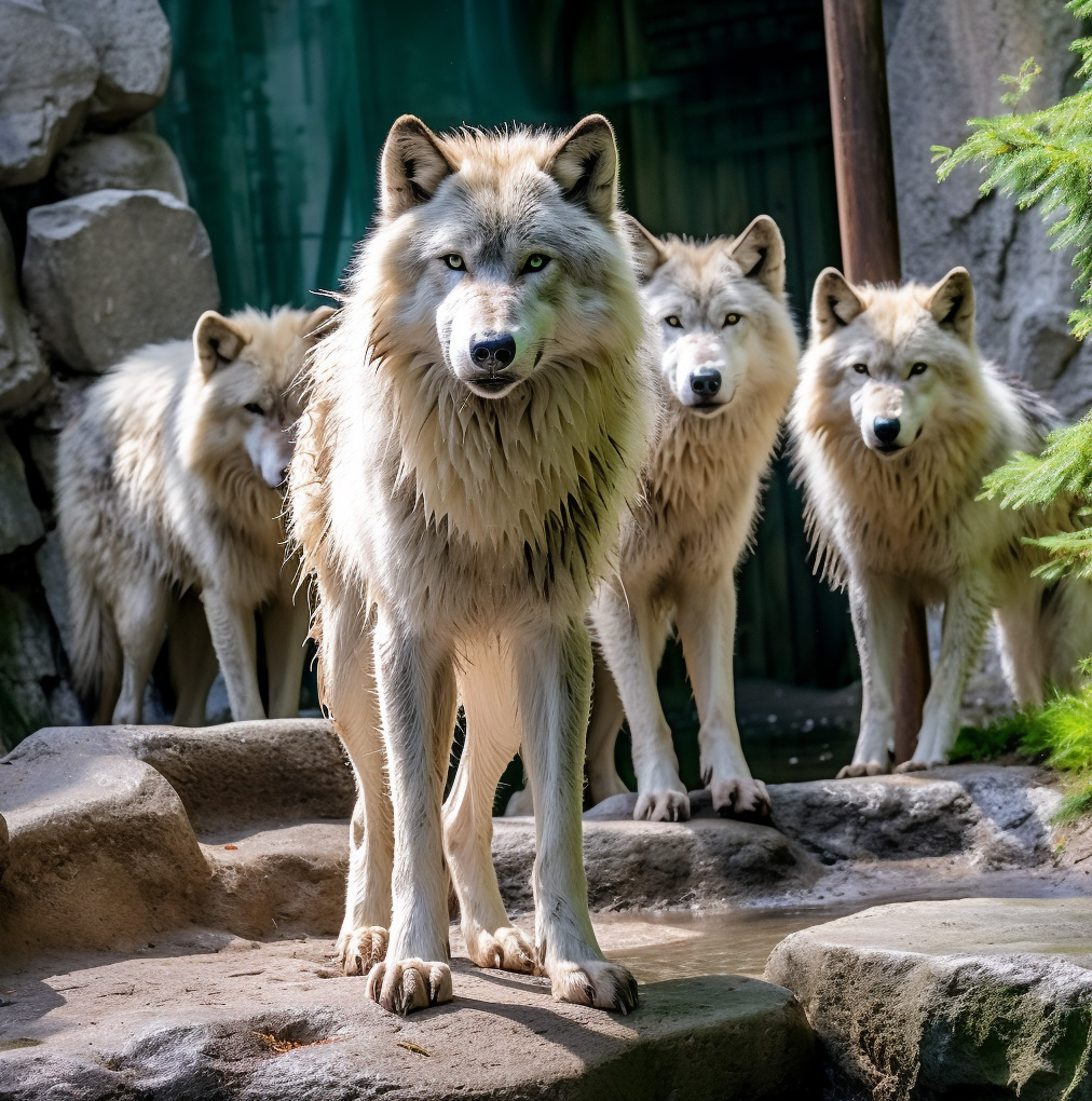 Innsbruck Alpenzoo Wölfe