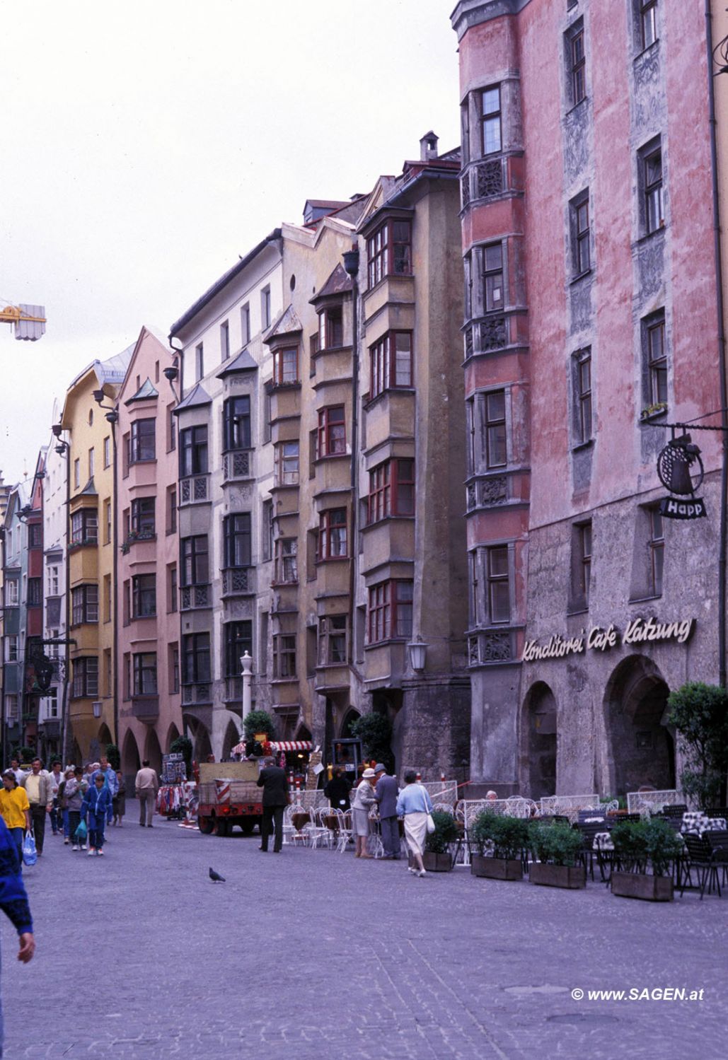 Innsbruck, Altstadt im Jahr 1985