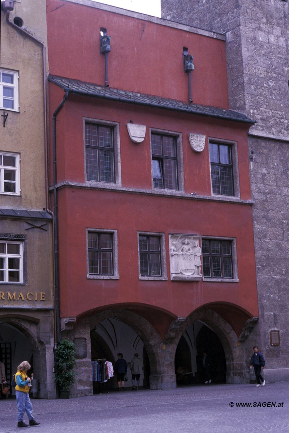 Innsbruck, Altstadt im Jahr 1985