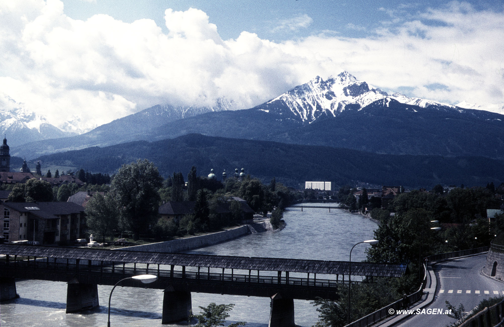 Innsbruck Blickrichtung Nockspitze 1991